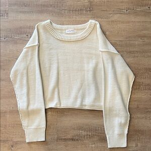 Carly Jean LA Cream Women's Sweater